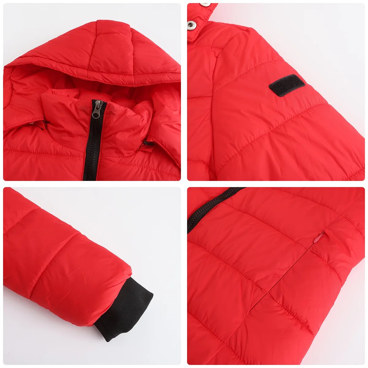 Coats Thick Parka Cotton 2025 Winter Black Jackets Women Long Parkas Hooded Warm Winter Coats Women Maxi Y2k Black Overcoats