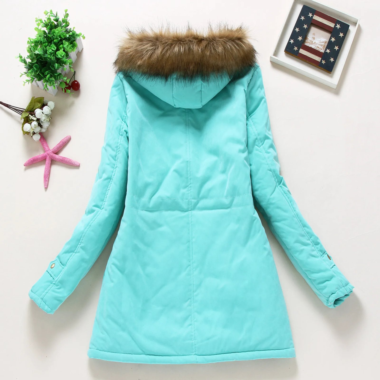 Spring Autumn Winter Jacket Women 2022 Thick Warm Hooded Parka Mujer Cotton Padded Coat 3XL Casual Slim Jacket Female