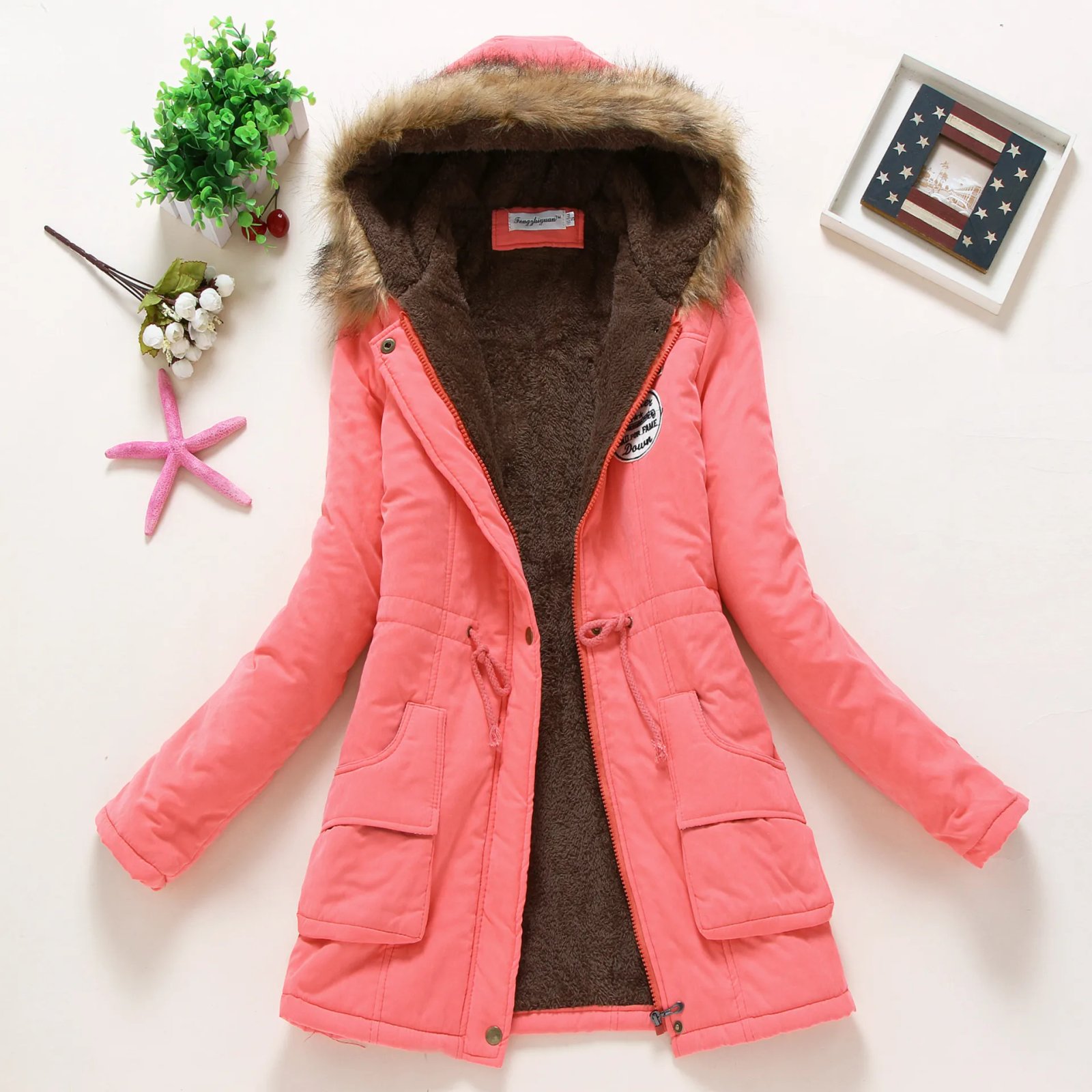 Spring Autumn Winter Jacket Women 2022 Thick Warm Hooded Parka Mujer Cotton Padded Coat 3XL Casual Slim Jacket Female