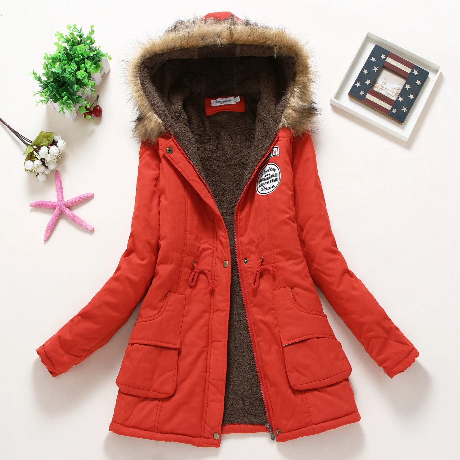 Spring Autumn Winter Jacket Women 2022 Thick Warm Hooded Parka Mujer Cotton Padded Coat 3XL Casual Slim Jacket Female
