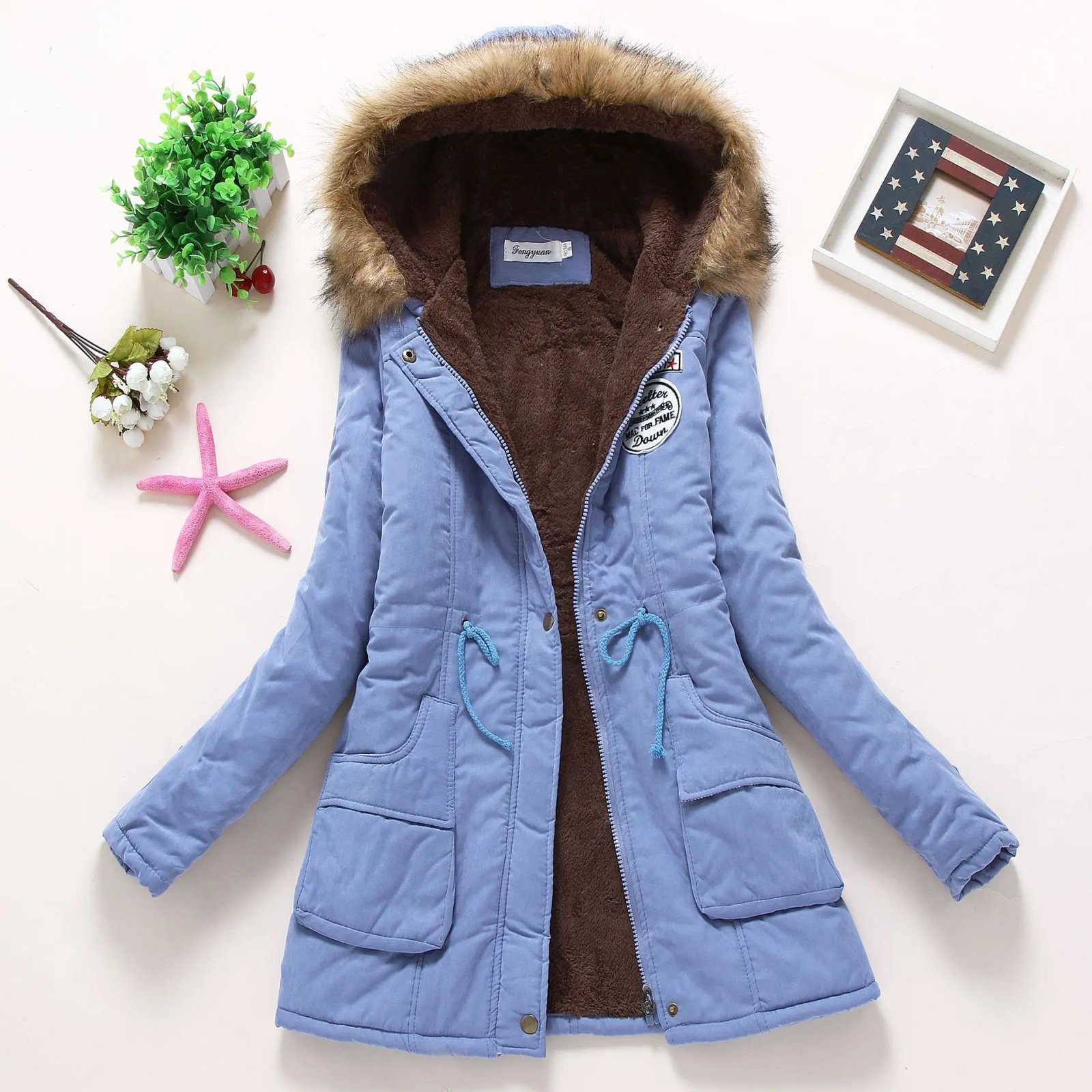 Spring Autumn Winter Jacket Women 2022 Thick Warm Hooded Parka Mujer Cotton Padded Coat 3XL Casual Slim Jacket Female
