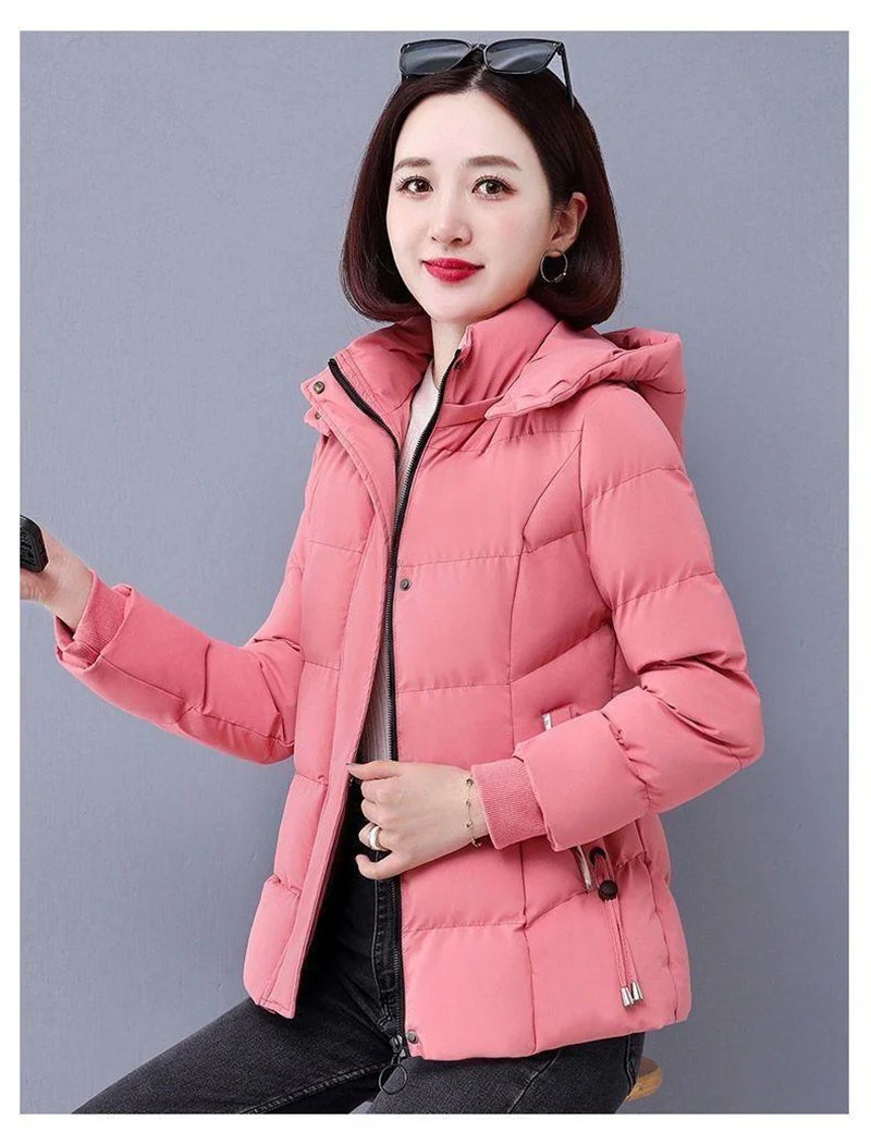 Plus Velvet Padded Cotton-Padded Jacket Women's Autumn And Winter 2023 New Overcoat Korean Fashion Casual Warm Women's Coat Top Plus Velvet Padded Cotton-Padded Jacket Women's Autumn And Winter 2023 New Overcoat Korean Fashion Casual Warm Women's Coat Top
