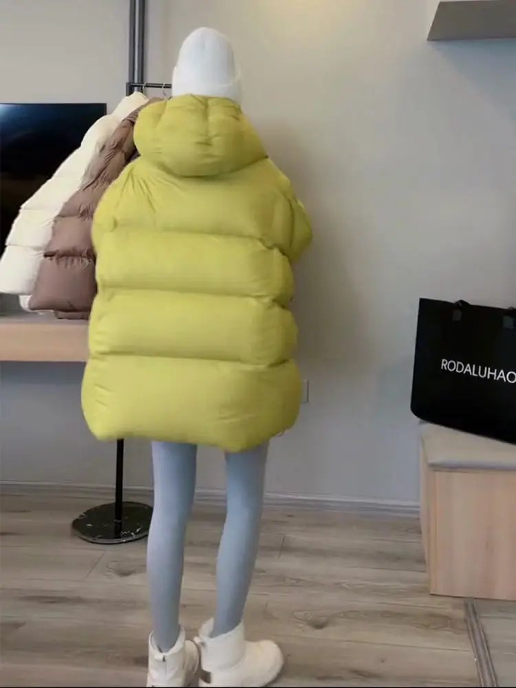 Fashion Down Women Cotton Coat 2024 Winter New Fashion Warm Hooded Solid Color Thickenin Elegance Down Cotton-Padded Jacket H145 Fashion Down Women Cotton Coat 2024 Winter New Fashion Warm Hooded Solid Color Thickenin Elegance Down Cotton-Padded Jacket H145