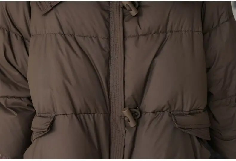 Women's Cotton Coat,Spliced Jacket,Korean Parkas,Female Clothing,Fur Collar,Winter,New