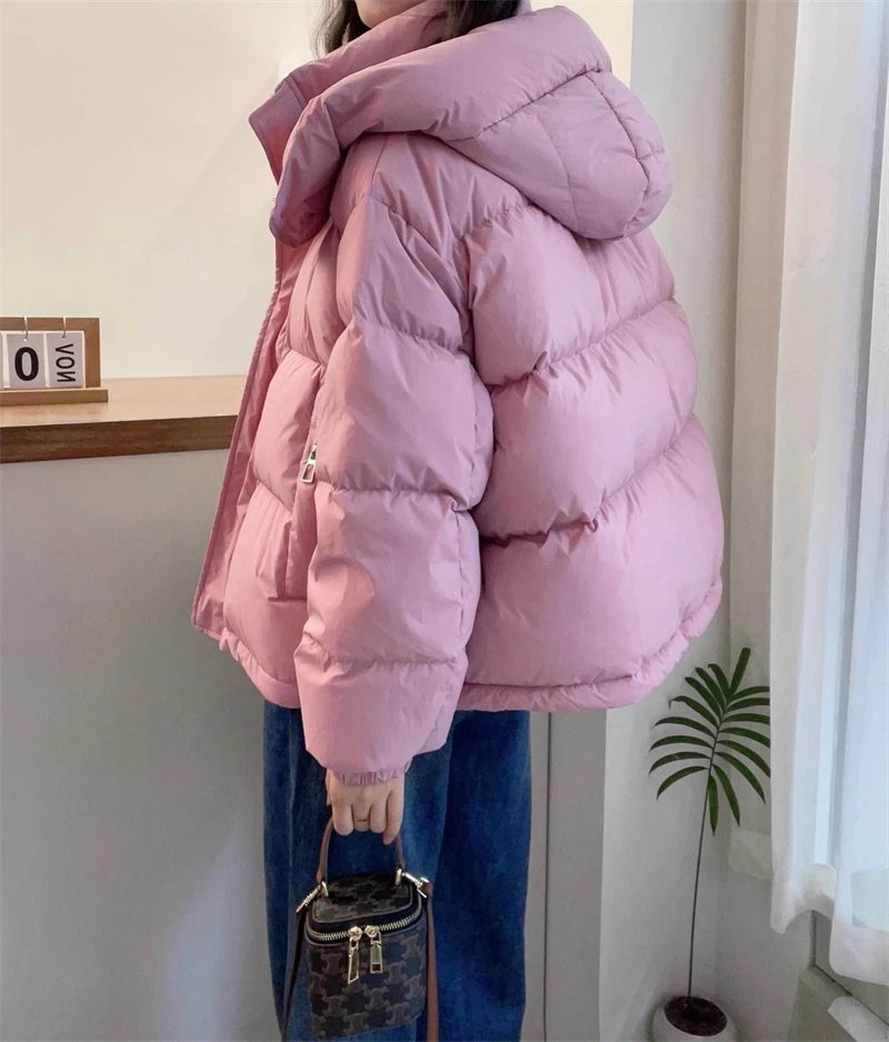 2024 New Winter Jacket Women Puffer Warm Parkas Female Long Sleeve Casual Cotton Padded Jacket Hooded Snow Wear Coat Outwear 2024 New Winter Jacket Women Puffer Warm Parkas Female Long Sleeve Casual Cotton Padded Jacket Hooded Snow Wear Coat Outwear