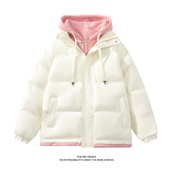 Winter Parkas Women 2024 New in Casual Thick Warm Jackets Hood Coats Solid Loose Female Down Outerwears Chaquetas Parkas Mujer