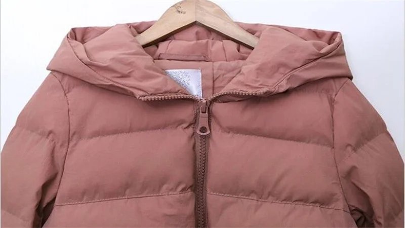 Short Hooded Cotton Jacket Women Parka Coats Autumn Winter Windproof Warm Outwear Solid color Padded  4XL 5XL Zip Cotton Jacket