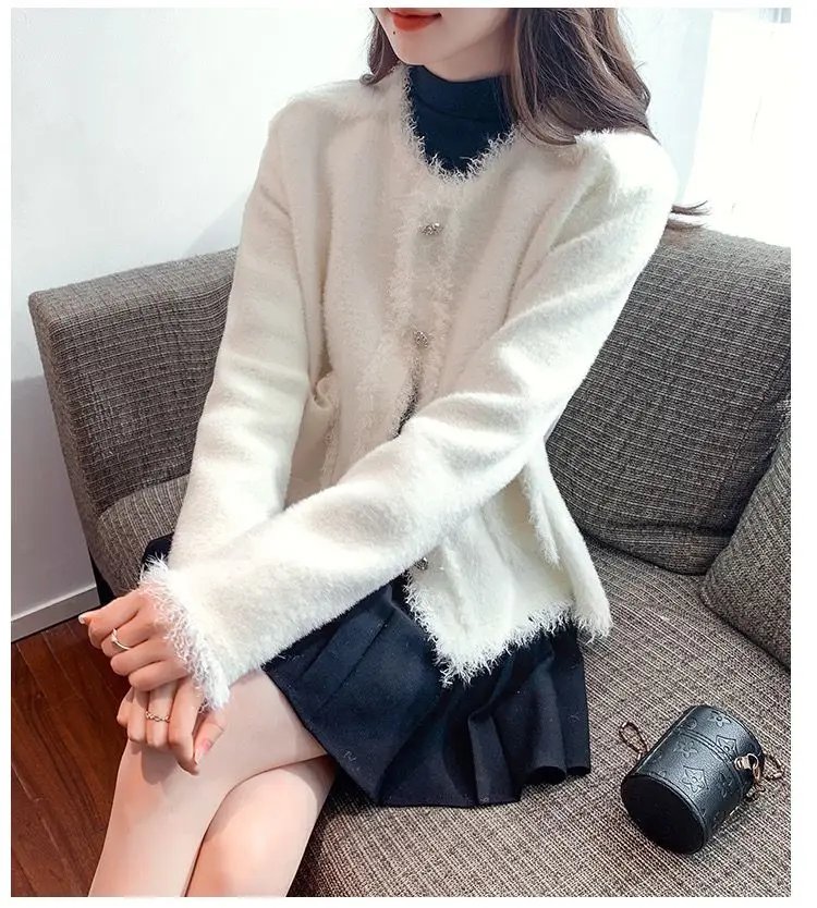 Exquisite Breasted Tassel Coat for Women's Light Luxury High-end Cardigan Top Lace