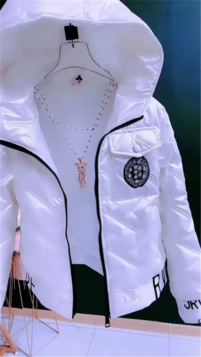 Winter Cotton-Padded Jacket Glossy Down Cotton Coat Women's Short 2022 New Student Korean Version Loose Keep Warm Cotton-Padded