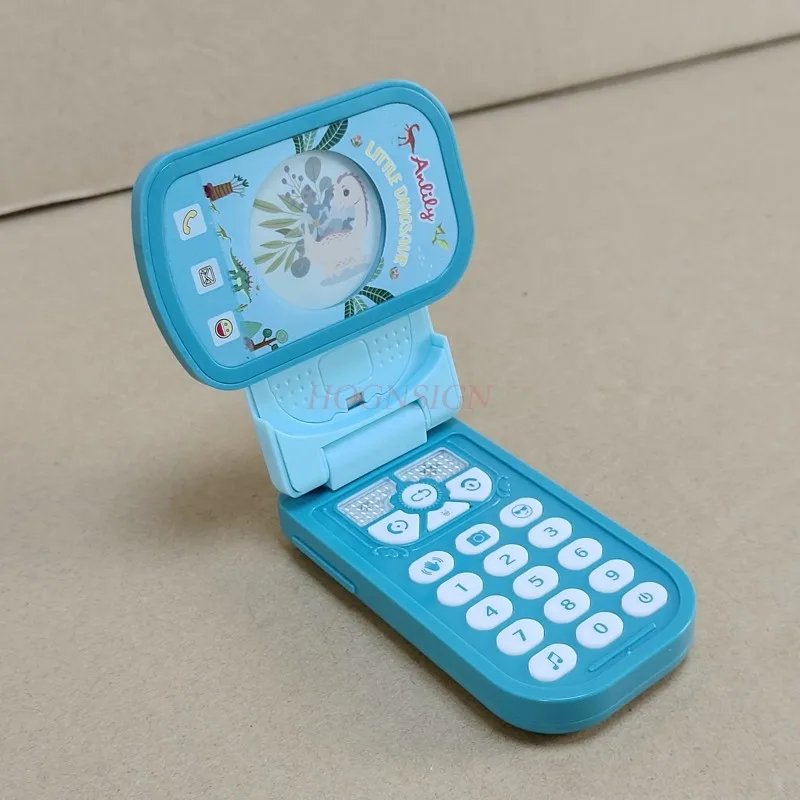 Children's Telephone Toys, Mobile Phones, Simulations, Flip Covers, Music, Early Childhood Education for Boys and Girls