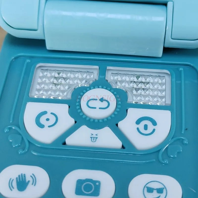 Children's Telephone Toys, Mobile Phones, Simulations, Flip Covers, Music, Early Childhood Education for Boys and Girls
