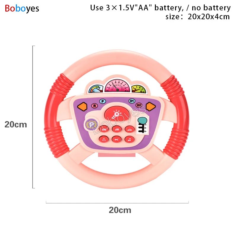 Infant Shining Eletric Simulation Steering Wheel Toy with Light Sound Kids Early Educational Stroller Vocal Toys Infant Shining Eletric Simulation Steering Wheel Toy with Light Sound Kids Early Educational Stroller Vocal Toys
