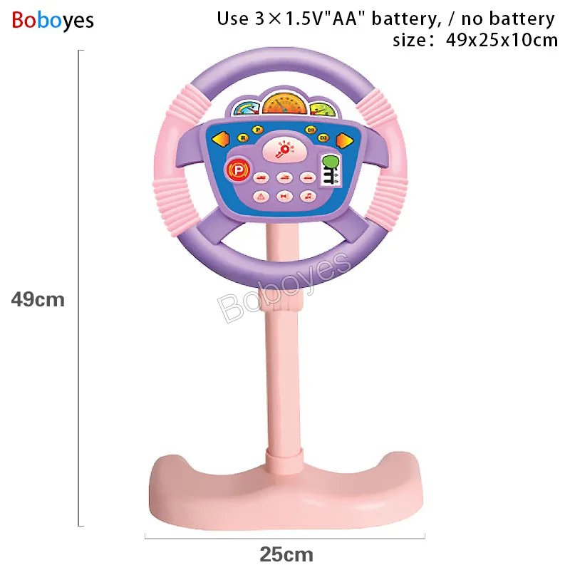 Infant Shining Eletric Simulation Steering Wheel Toy with Light Sound Kids Early Educational Stroller Vocal Toys Infant Shining Eletric Simulation Steering Wheel Toy with Light Sound Kids Early Educational Stroller Vocal Toys