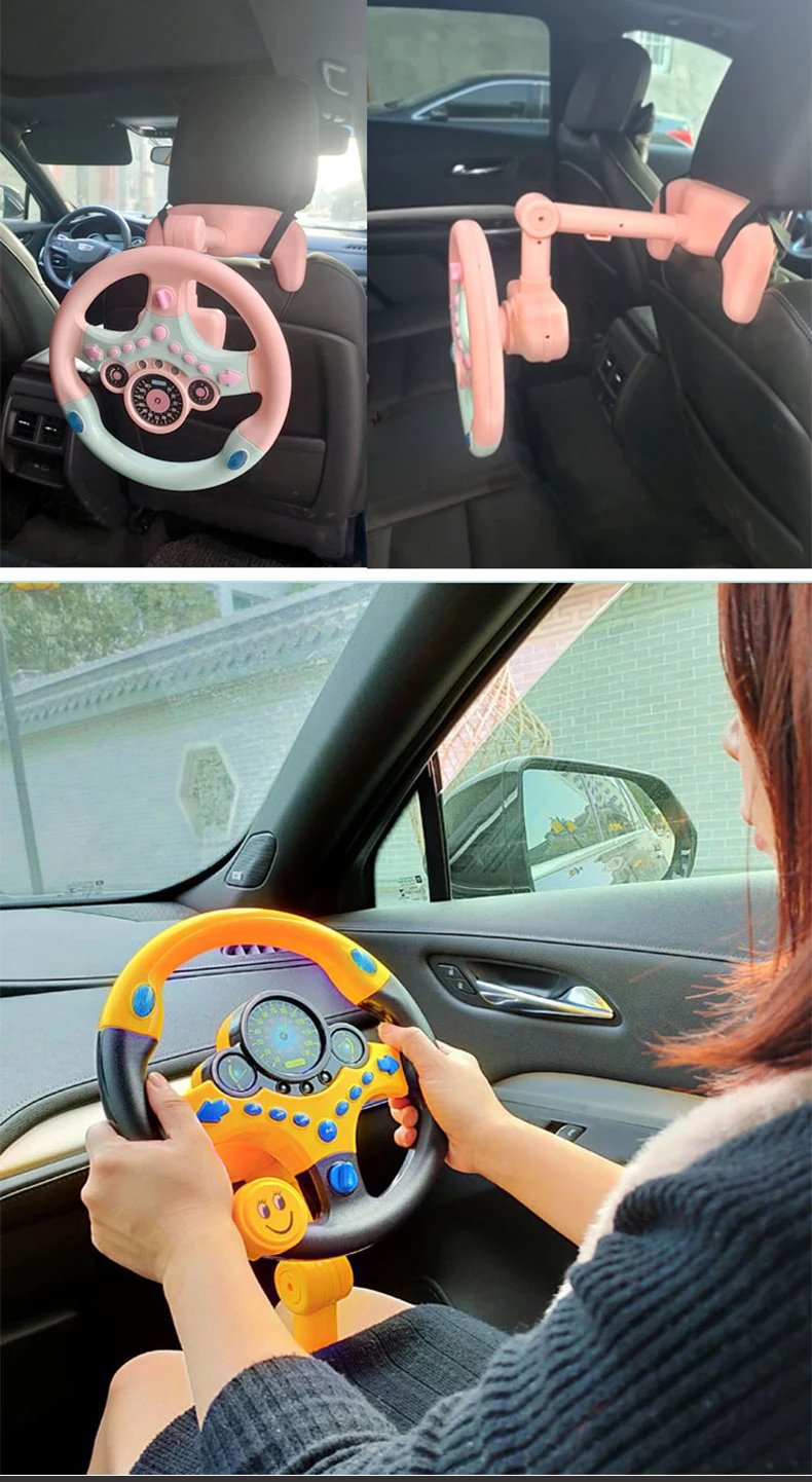 Infant Shining Eletric Simulation Steering Wheel Toy with Light Sound Kids Early Educational Stroller Vocal Toys Infant Shining Eletric Simulation Steering Wheel Toy with Light Sound Kids Early Educational Stroller Vocal Toys