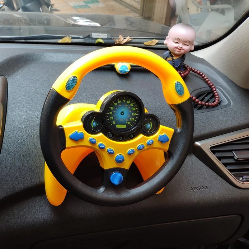 Infant Shining Eletric Simulation Steering Wheel Toy with Light Sound Kids Early Educational Stroller Vocal Toys Infant Shining Eletric Simulation Steering Wheel Toy with Light Sound Kids Early Educational Stroller Vocal Toys