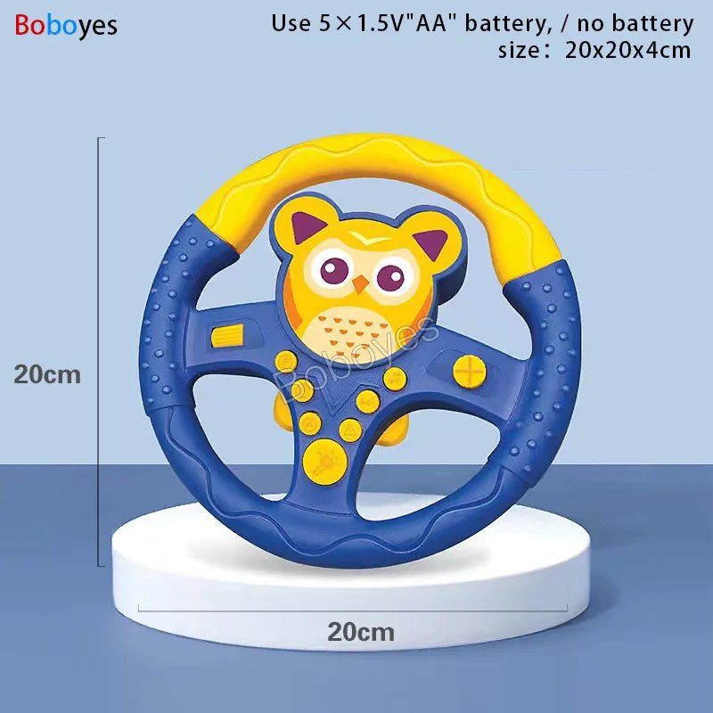 Infant Shining Eletric Simulation Steering Wheel Toy with Light Sound Kids Early Educational Stroller Vocal Toys Infant Shining Eletric Simulation Steering Wheel Toy with Light Sound Kids Early Educational Stroller Vocal Toys