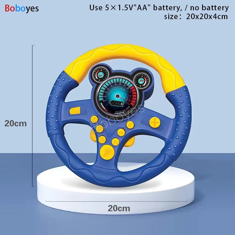 Infant Shining Eletric Simulation Steering Wheel Toy with Light Sound Kids Early Educational Stroller Vocal Toys Infant Shining Eletric Simulation Steering Wheel Toy with Light Sound Kids Early Educational Stroller Vocal Toys