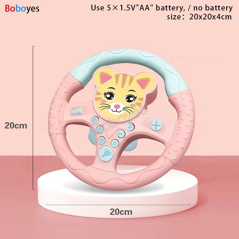 Infant Shining Eletric Simulation Steering Wheel Toy with Light Sound Kids Early Educational Stroller Vocal Toys Infant Shining Eletric Simulation Steering Wheel Toy with Light Sound Kids Early Educational Stroller Vocal Toys