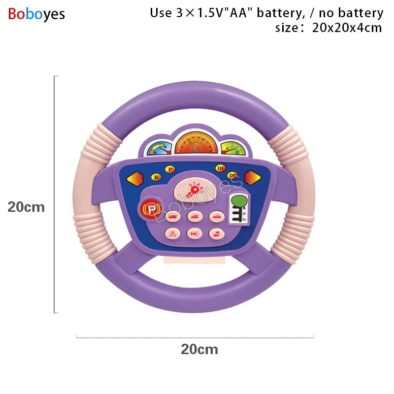 Infant Shining Eletric Simulation Steering Wheel Toy with Light Sound Kids Early Educational Stroller Vocal Toys Infant Shining Eletric Simulation Steering Wheel Toy with Light Sound Kids Early Educational Stroller Vocal Toys