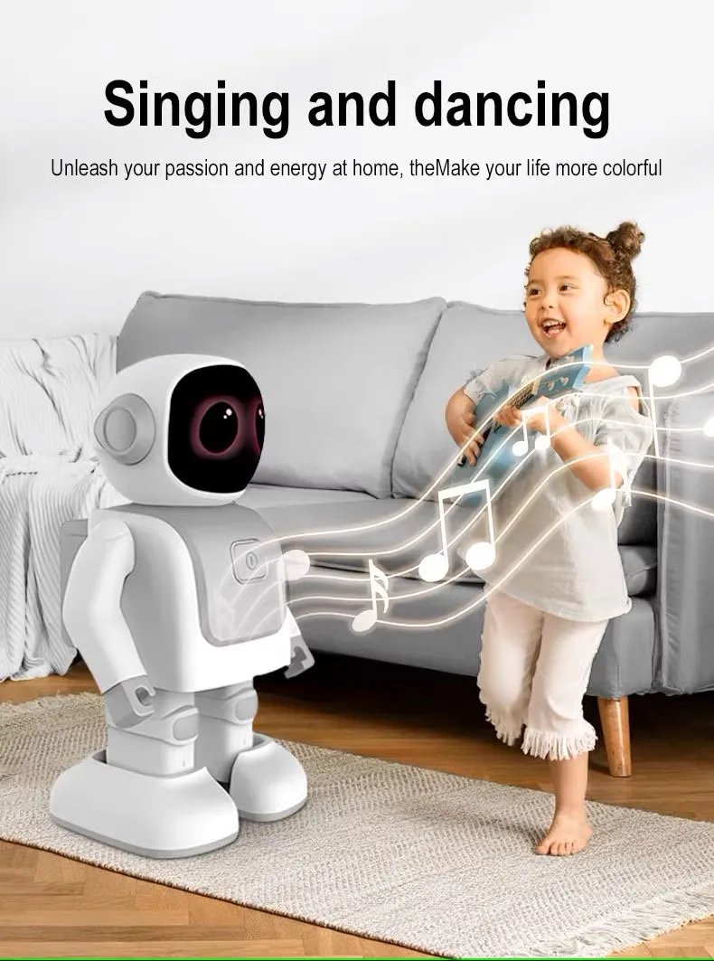 Program Dance Robert Children Toy Cute Robot Electron Astronaut Music Toys Phone APP Bluetooth Remote Control Kids Gift