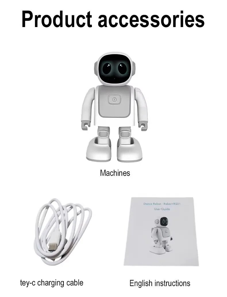 Program Dance Robert Children Toy Cute Robot Electron Astronaut Music Toys Phone APP Bluetooth Remote Control Kids Gift