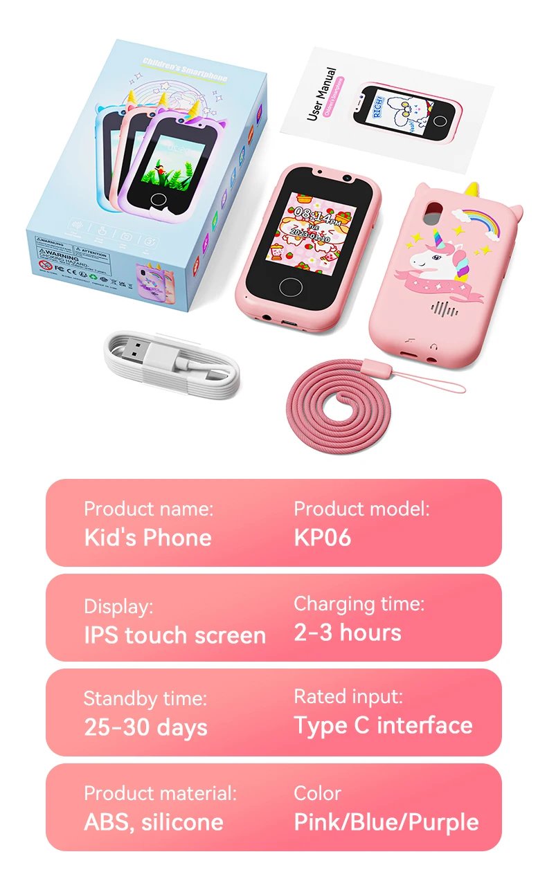 Kids Smart Phone Camera Toys Touchscreen Learning Toy for 3-12 Year Old Boys Girls Phone MP3 Player Christmas Birthday Gifts Kids Smart Phone Camera Toys Touchscreen Learning Toy for 3-12 Year Old Boys Girls Phone MP3 Player Christmas Birthday Gifts