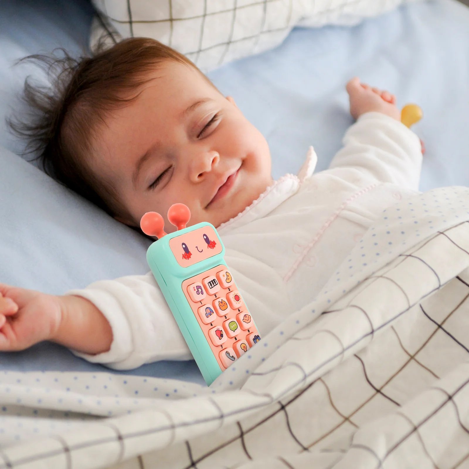 Adorable Baby Phone Toy Music Children’s Toys Cell Intelligent Kids Early Educational Electronic Component Accessories