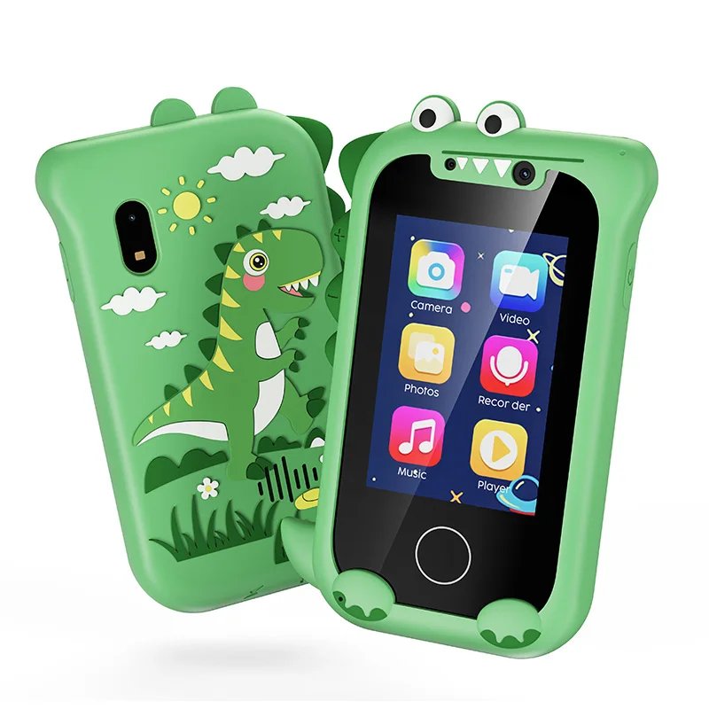 Kids Smart Toy Phone Toddler Touchscreen Game Phone MP3 Music Player with Dual Camera for Girl Boy Christmas Birthday Gifts