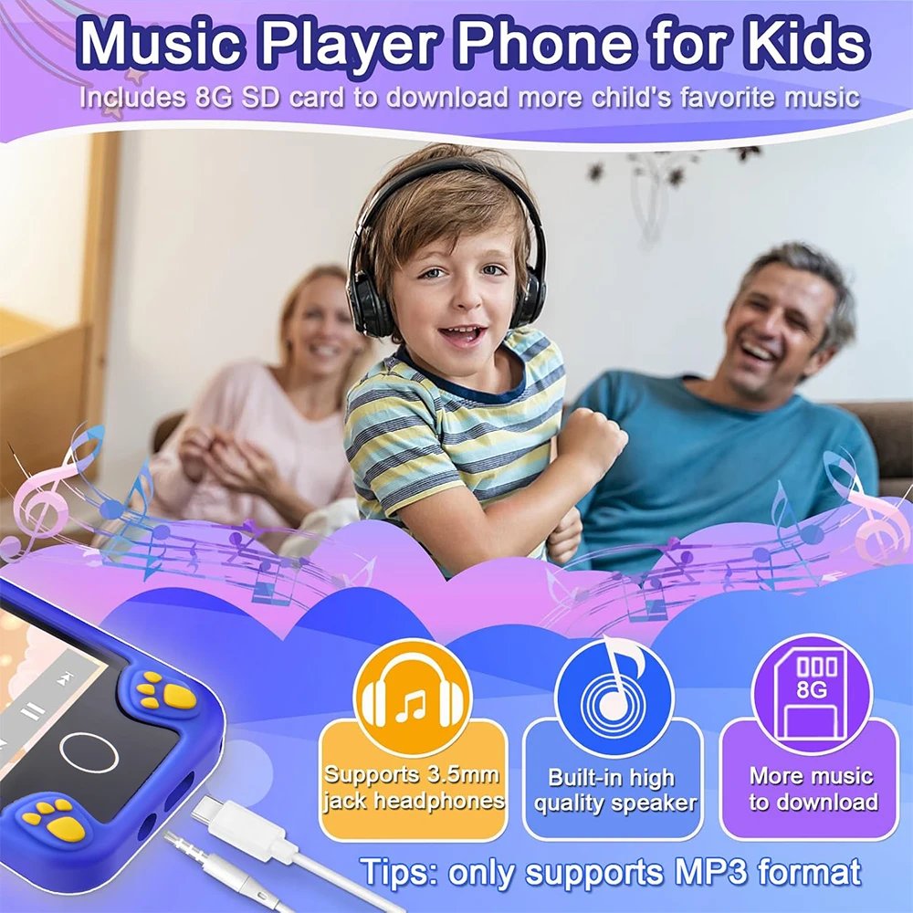 Kids Smart Educational Toys Musci Player Learning Selfie Toddler Phone for Children Age 3-12 Best Christmas Birthday Gifts Kids Smart Educational Toys Musci Player Learning Selfie Toddler Phone for Children Age 3-12 Best Christmas Birthday Gifts