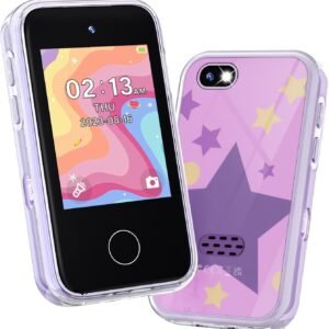 Phone for Kids Age 3-8,Kids Smart Phone for Girls Christmas Birthday Gifts,Toy Phone with Dual Camera Music Player Puzzle Games,Touchscreen Phone Learning Toy for 3 4 5 6 7 8 Year Old Girls