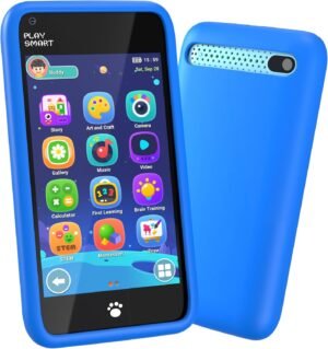 Kids Toys Smart Phone, 3.97" Touchscreen Kids Phone,16GB Toddler Learning Toys with Games, Front Camera, Boys Girls Toys, Birthday Gifts for Kids Age 3 4 5 6 7 8 9 Year Old