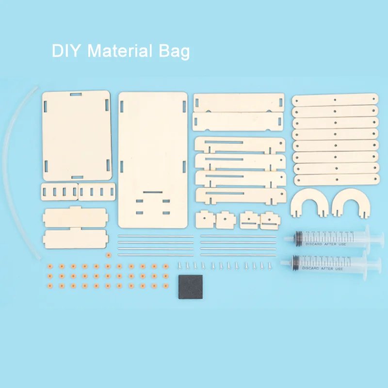 DIY Handmade Small Production Hydraulic Technology Physical Model Science Toy Experiment Educational Toy Project for School Kid