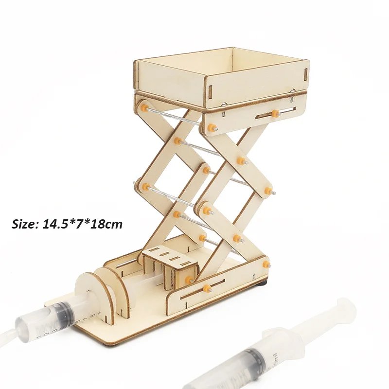 DIY Handmade Small Production Hydraulic Technology Physical Model Science Toy Experiment Educational Toy Project for School Kid