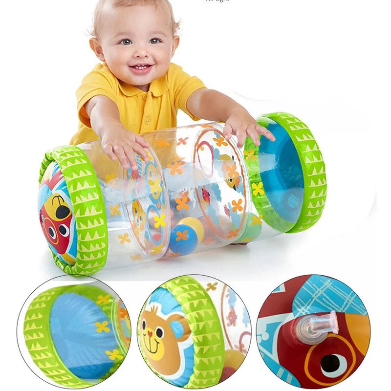Baby Crawling Roller Toy Infant Activity Tummy Time Roller Montessori Educational Development Sensory Toys for Kids 0 12 Months