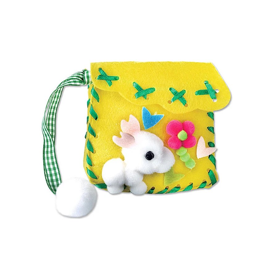 DIY Handmade Felt Fabric Sewing Kit for Kids Beginners,Sewing Project Pattern Bag Handbag Art & Crafts Educational Kid Toys