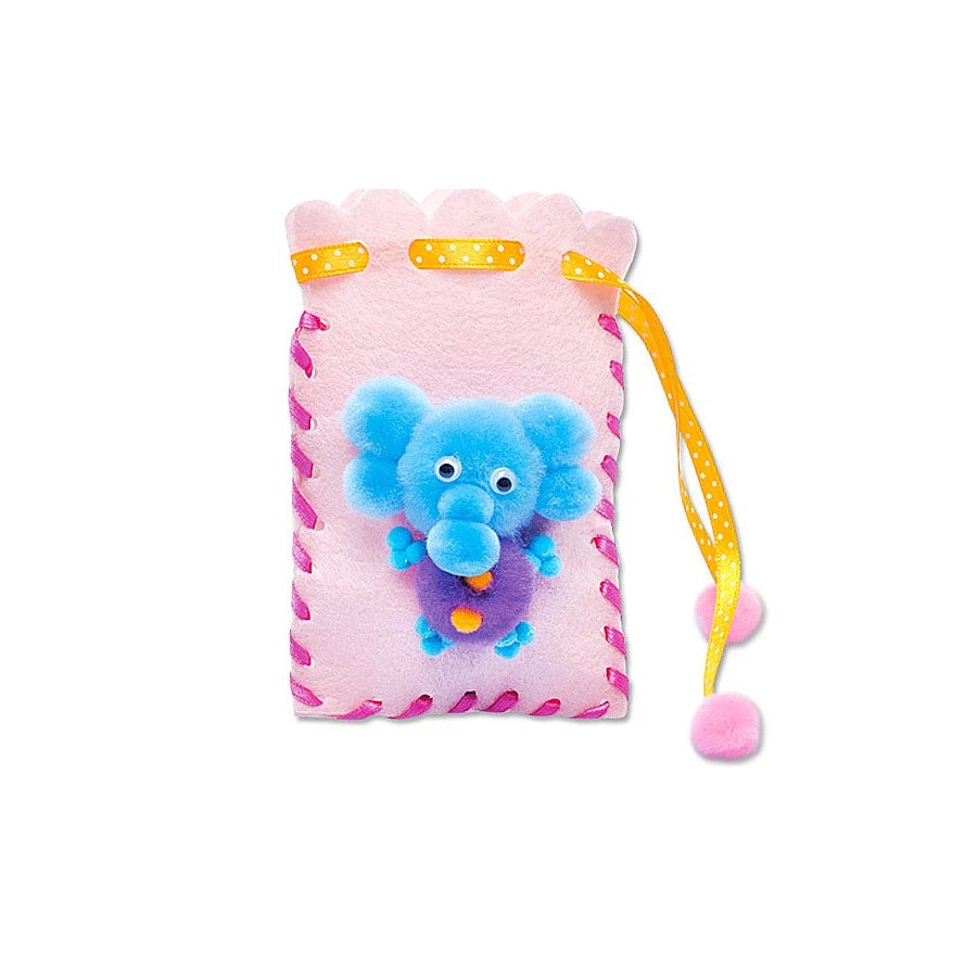 DIY Handmade Felt Fabric Sewing Kit for Kids Beginners,Sewing Project Pattern Bag Handbag Art & Crafts Educational Kid Toys