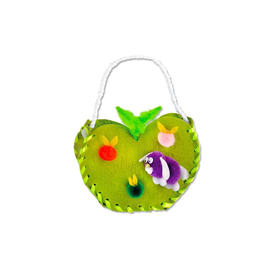 DIY Handmade Felt Fabric Sewing Kit for Kids Beginners,Sewing Project Pattern Bag Handbag Art & Crafts Educational Kid Toys