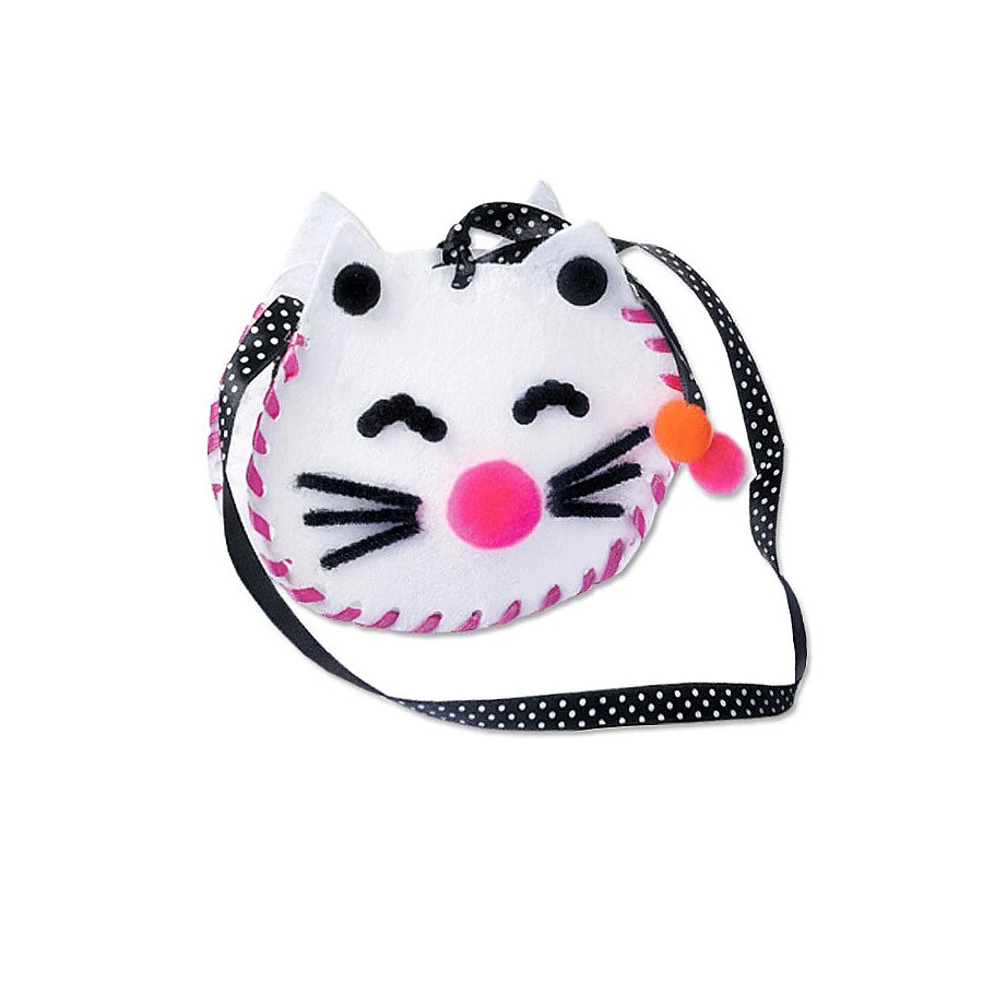 DIY Handmade Felt Fabric Sewing Kit for Kids Beginners,Sewing Project Pattern Bag Handbag Art & Crafts Educational Kid Toys