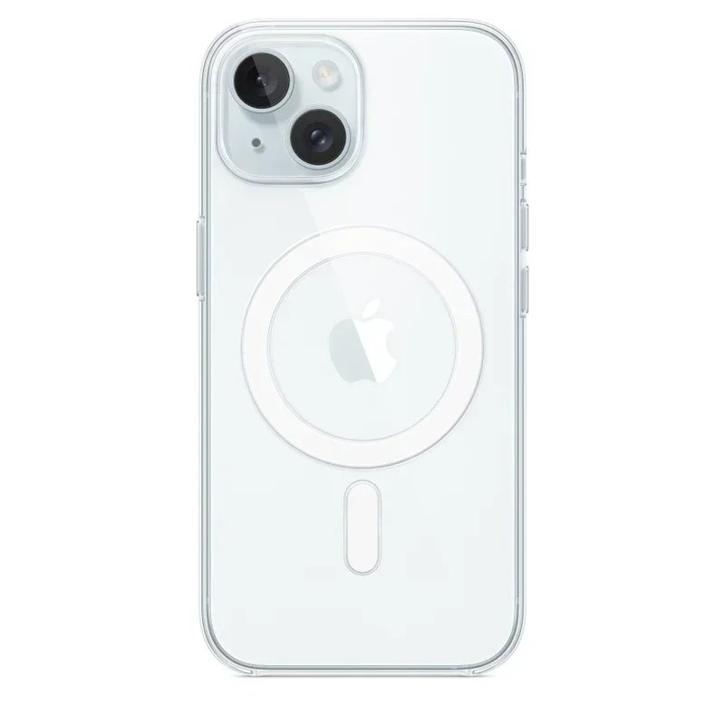 Magnetic Original Clear Case For iPhone 16 15 14 13 12 11 Pro Max Plus mini XS XR Funda For Magsafe Silicone Transparent Cover